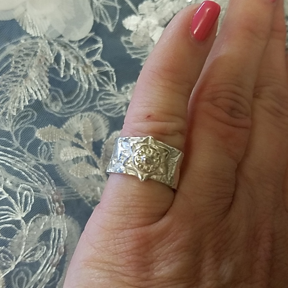 Designer Pure Silver Ring